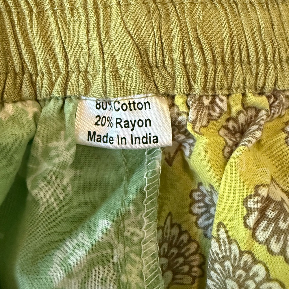 Colorful Patchwork Wide-Leg Pants - Picture 3 of 5
